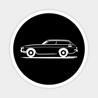 Volvo P1800ES Sports Estate  White Magnet